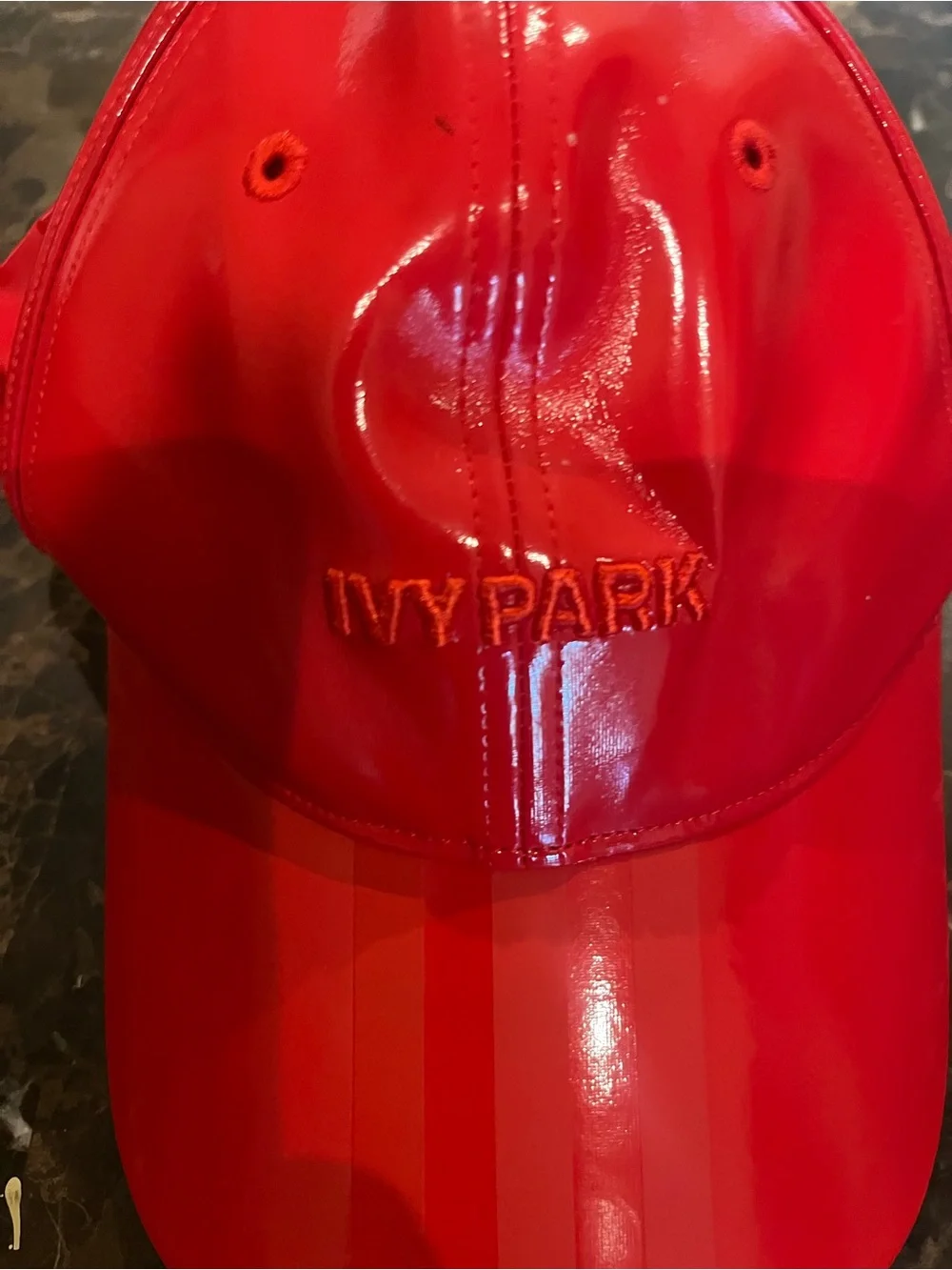 NWT Ivy Park Red Patient Women  Baseball Cap